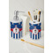 Blue Pirate Ceramic Bathroom Accessories - LIFESTYLE (toothbrush holder & soap dispenser)