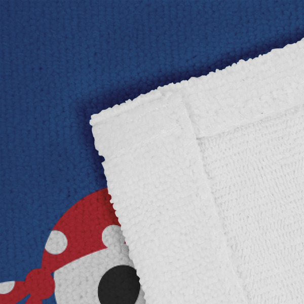 Blue Pirate Close up of Fabric