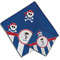 Blue Pirate Cloth Napkins - Personalized Lunch & Dinner (PARENT MAIN)