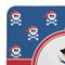 Blue Pirate Coaster Set - DETAIL