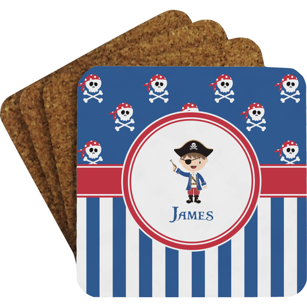 Blue Pirate Coaster Set (Personalized)