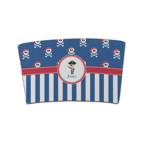 Custom Blue Pirate Coffee Cup Sleeve (Personalized)