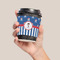 Blue Pirate Coffee Cup Sleeve - LIFESTYLE