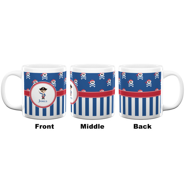 Blue Pirate Coffee Mug - 20 oz - White APPROVAL