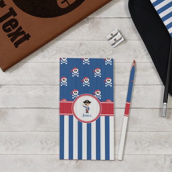 Blue Pirate Colored Pencils - In Context