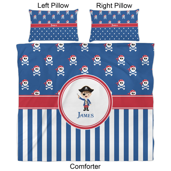 Blue Pirate Comforter Set - King - Approval