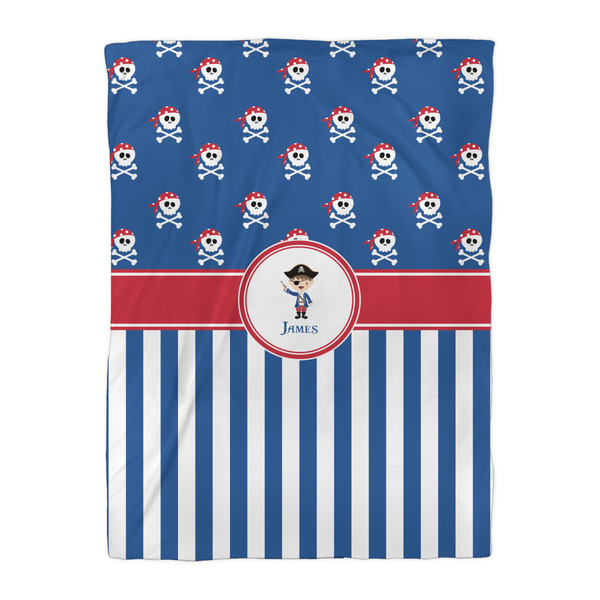 Blue Pirate Comforter - Twin XL - Front