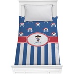 Blue Pirate Comforter - Twin XL (Personalized)