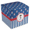Blue Pirate Cube Favor Gift Box - Front/Main