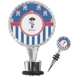 Blue Pirate Wine Bottle Stopper (Personalized)