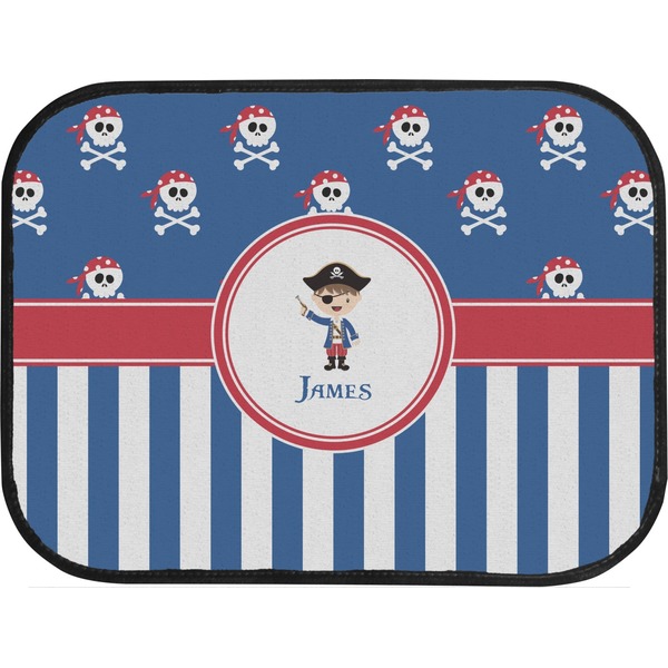Blue Pirate Custom Car Floor Mats (Back Seat)