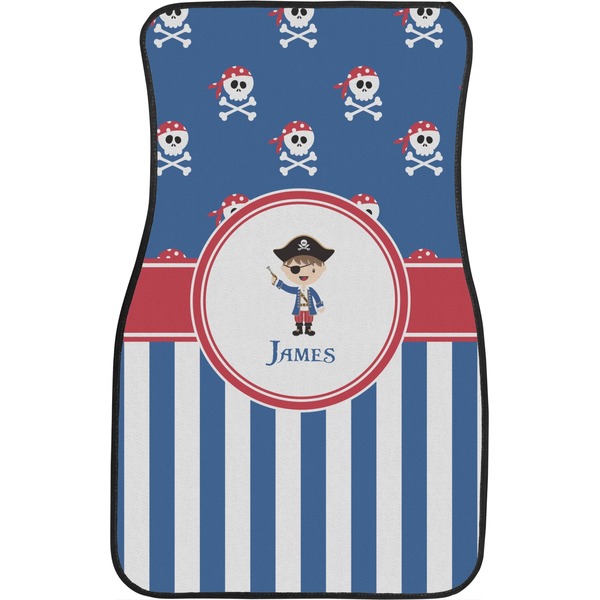 Blue Pirate Custom Car Floor Mats (Front Seat)