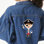 Blue Pirate Large Custom Shape Patch - 2XL