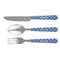 Blue Pirate Cutlery Set - FRONT