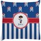 Blue Pirate Decorative Pillow Case (Personalized)