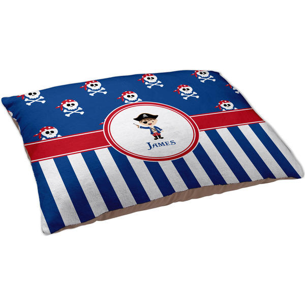 Blue Pirate Dog Bed - Large