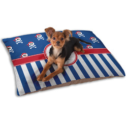 Blue Pirate Dog Bed - Small w/ Name or Text