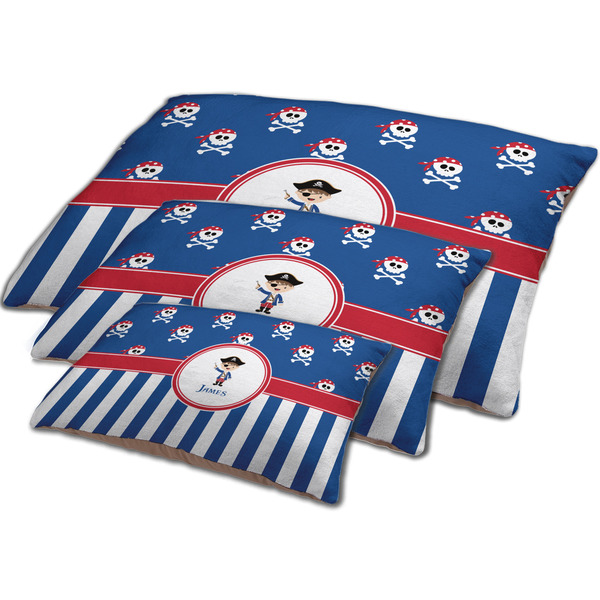 Blue Pirate Dog Beds - MAIN (sm, med, lrg)