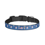 Blue Pirate Dog Collar - Small (Personalized)