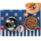 Blue Pirate Dog Food Mat - Small LIFESTYLE