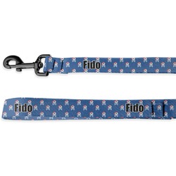 Blue Pirate Deluxe Dog Leash (Personalized)