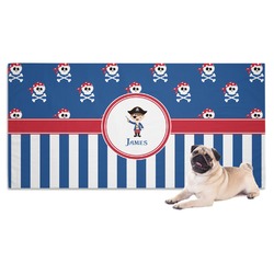 Blue Pirate Dog Towel (Personalized)