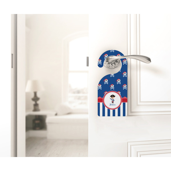 Blue Pirate Door Hanger - LIFESTYLE
