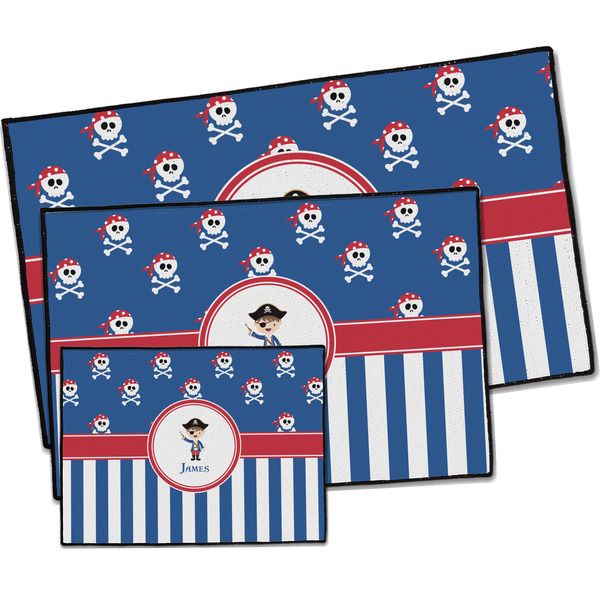 Blue Pirate Door Mats - PARENT MAIN