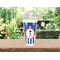Blue Pirate Double Wall Tumbler with Straw Lifestyle