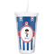 Blue Pirate Double Wall Tumbler with Straw (Personalized)