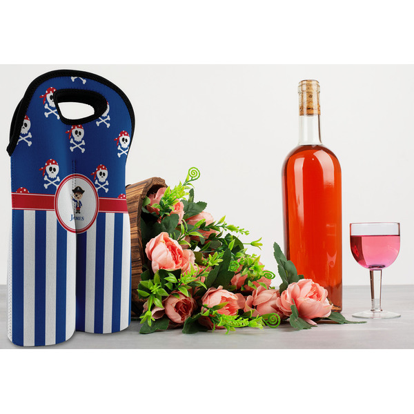 Blue Pirate Double Wine Tote - LIFESTYLE (new)