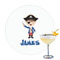 Blue Pirate Drink Topper - Large - Single with Drink