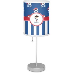 Blue Pirate Lamp with Drum Shade (Personalized)