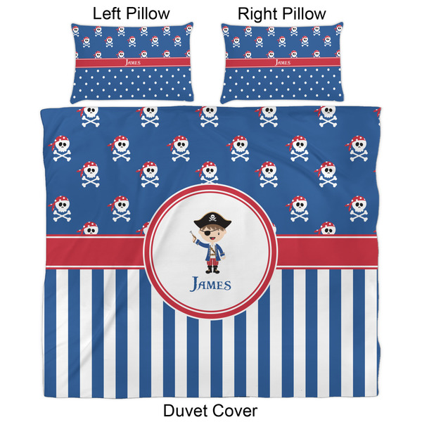 Blue Pirate Duvet Cover Set - King - Approval