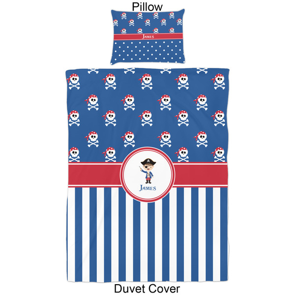 Blue Pirate Duvet Cover Set - Twin - Approval