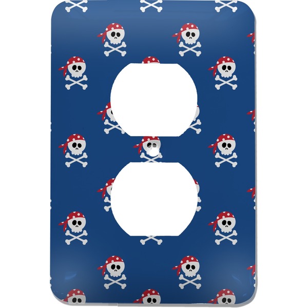 Custom Blue Pirate Electric Outlet Plate