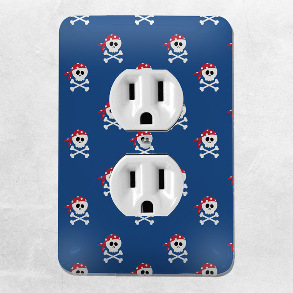 Blue Pirate Electric Outlet Plate - LIFESTYLE