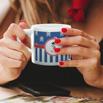 Blue Pirate Double Shot Espresso Cup - Single (Personalized)