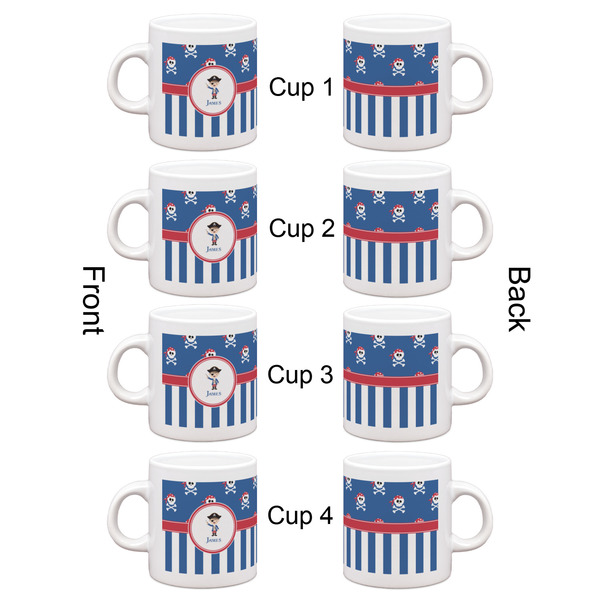 Blue Pirate Espresso Cup Set of 4 - Apvl