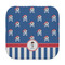 Blue Pirate Face Cloth-Rounded Corners