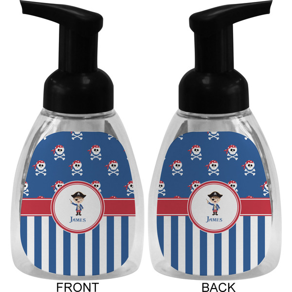Blue Pirate Foam Soap Bottle (Front & Back)