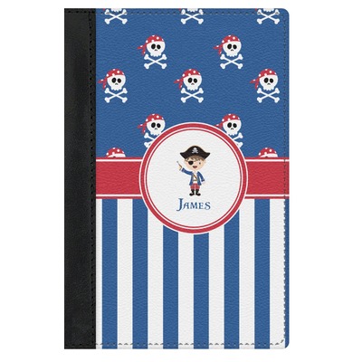 Blue Pirate Genuine Leather Passport Cover (Personalized)