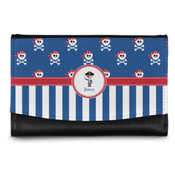 Blue Pirate Genuine Leather Women's Wallet - Small (Personalized)