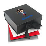 Blue Pirate Gift Box with Magnetic Lid (Personalized)