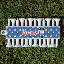Blue Pirate Golf Tees & Ball Markers Set (Personalized)