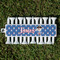 Blue Pirate Golf Tees & Ball Markers Set - Front