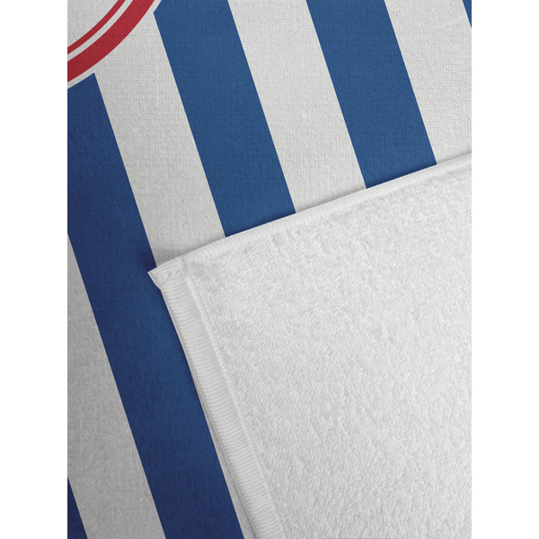 Blue Pirate Golf Towel - Detail