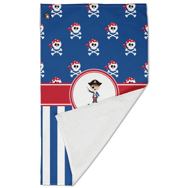 Blue Pirate Golf Towel - Folded (Large)