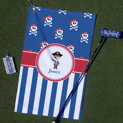 Blue Pirate Golf Towel Gift Set (Personalized)