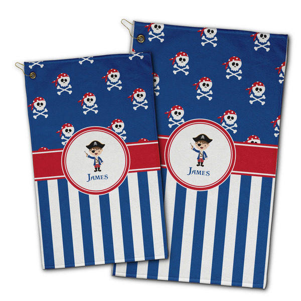 Blue Pirate Golf Towel - PARENT (small and large)